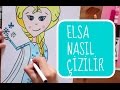 ❄ Frozen Elsa Nasıl Çizilir? | Karlar Ülkesi Ortak Video ❄