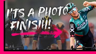 A Photo Finish in the Mountains! | 2022 Giro d’Italia - Stage 9 - Last Km | Eurosport