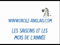Apprendre les saisons et les mois de l'année en anglais