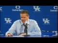 Kentucky Wildcats TV: Columbia Postgame Press Conference