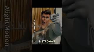 Metroman Vs Mr.incredible #Shorts #Edit #Meme