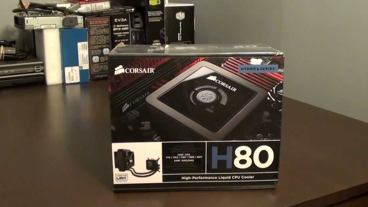 Corsair H80: Unboxing, Installation, Review, and Testing - YouTube
