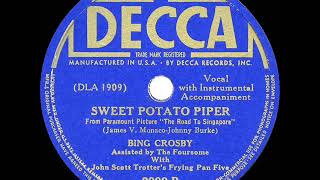 Watch Bing Crosby Sweet Potato Piper video
