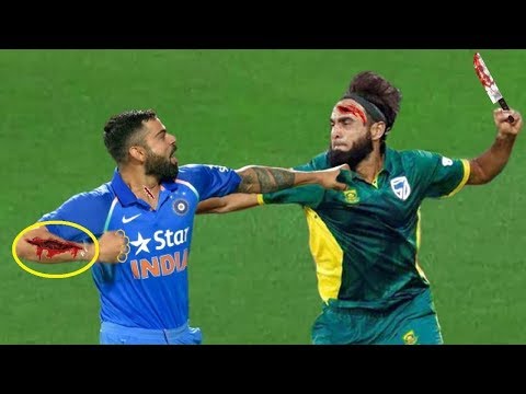 क्रिकेट के इतिहास की ग्राउंड पर सबसे बड़ी हाथापाई \\ Fights in Cricket History