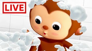 Little Baby Bum - Live 🔴| BATH SONG | Nursery Rhymes for Babies | ABC Songs and More Live Stream