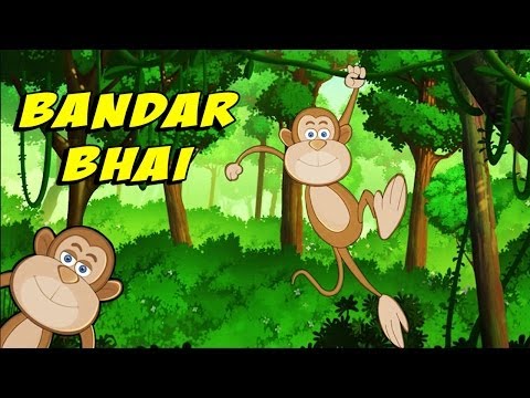 Hindi Nursery Rhymes | Bandar Bhai Hindi Rhymes for Children