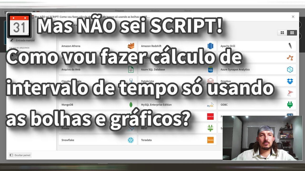 📆 Mas NÃO sei SCRIPT! Como vou fazer cálculo de intervalo de tempo só usando as bolhas e gráficos?