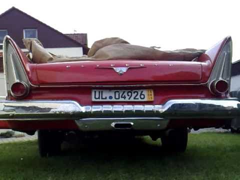 My 1958 Plymouth Belvedere Christine exhaust sound revving