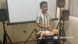 Maniobra de Heimlich con Yael - Asppro Primeros Auxilios