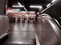 The Raizins Riding Milan Subway Escalator