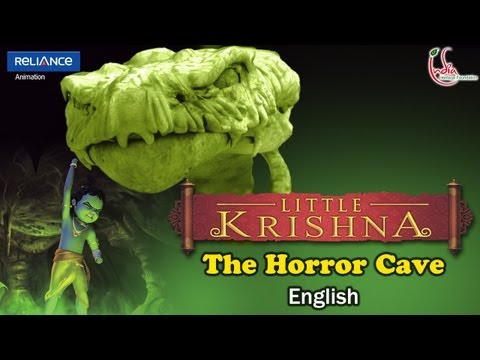 LITTLE KRISHNA ENGLISH EPISODE 3 THE HORROR CAVE ANIMATION SERIES...