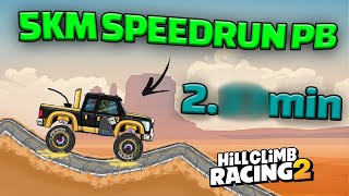 5Km Super Diesel Speedrun Pb Hill Climb Racing 2 Speedrun