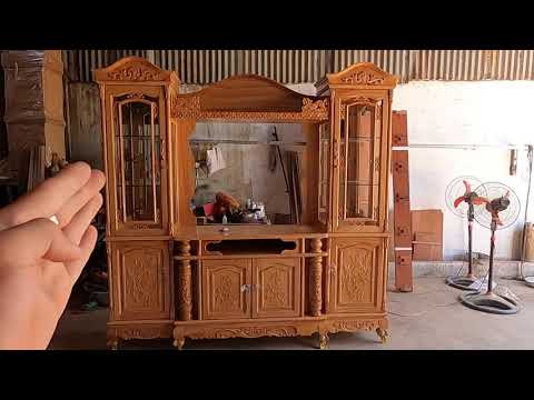 Mẫu tủ tivi đa năng gỗ Gõ Đỏ cỡ 2m2 Giá Rẻ tận xưởng / 0948.086.889