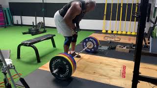 Rows and Deadlifts 335lbs