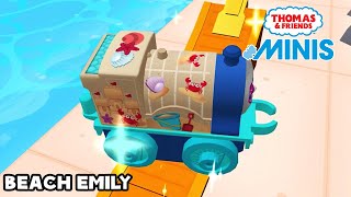 Thomas & Friends Minis - Beach Emily At Lavish Lagoon