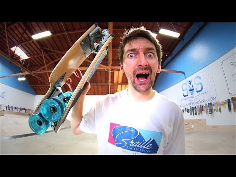 THE INCREDIBLE FOLD UP LONGBOARD, VERSION 3.1! | YOU MAKE IT WE SKATE IT EP 151