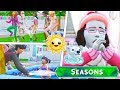 SHE'S FREEZING TO DEATH ON THE FIRST DAY OF SUMMER!🌞⛄ // THE SIMS 4 | SEASONS #7
