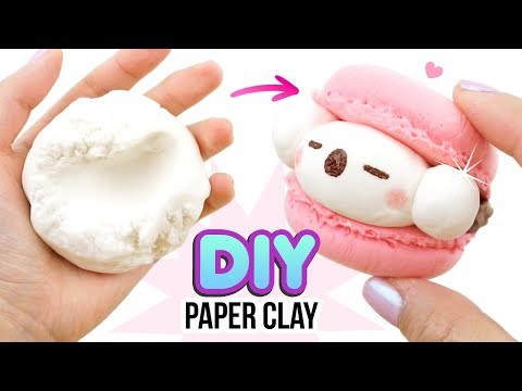 DIY PAPER CLAY!!! Comparing DIY Clay with Store Brands! DIY Koala Macaron Tutorial
