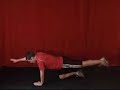 Six-pack abs are achieved with birddog exercise