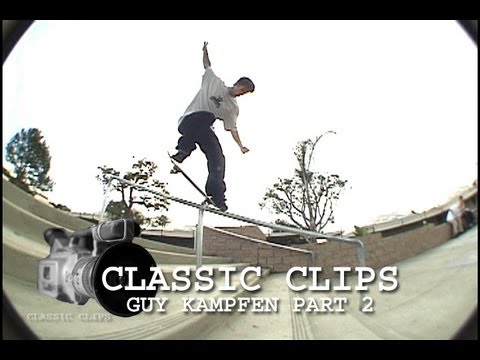 Guy Kampfen Part 2 Skateboarding Classic Clips #95