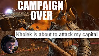 Kholek Is Coming To End His Campaign