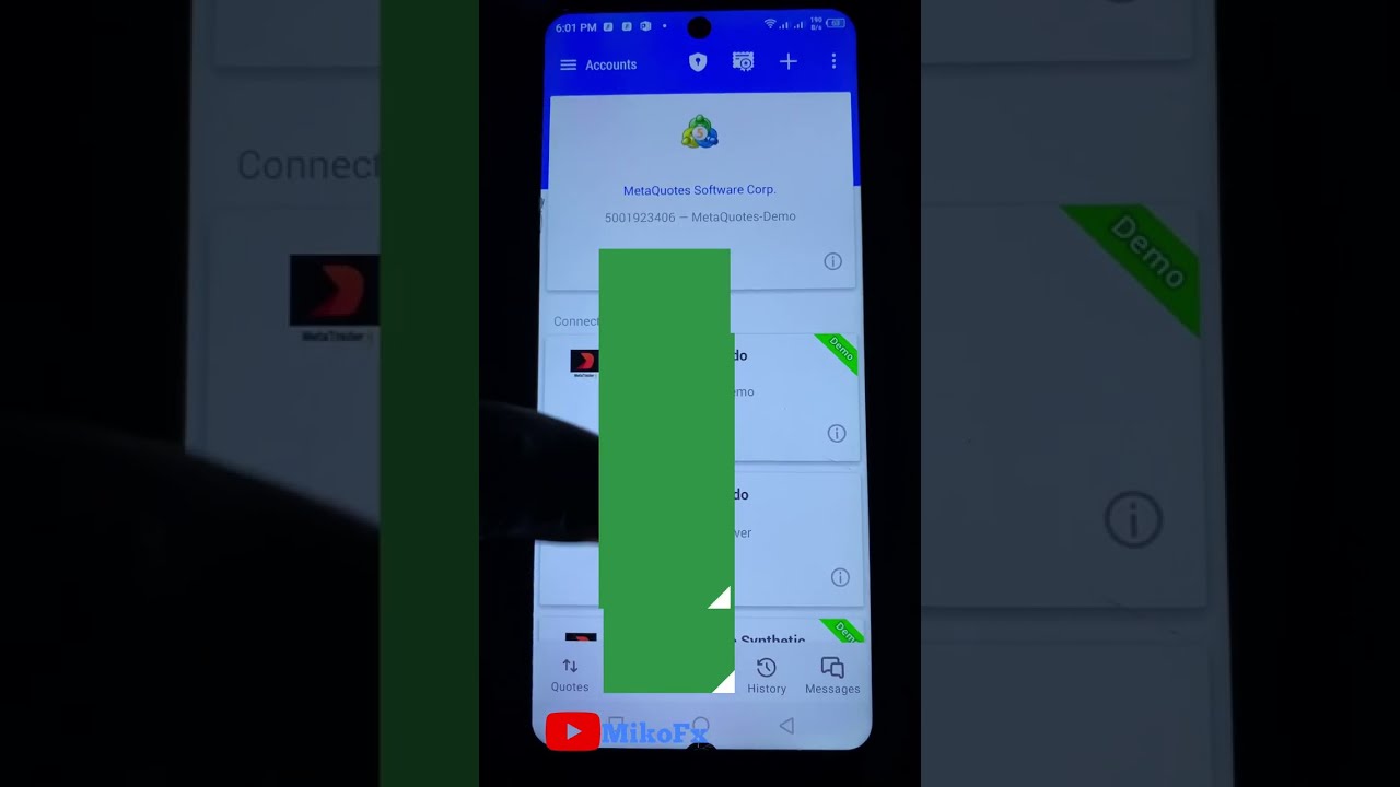 How to delete an account on phone MT5 How to delete an account on phone MT5