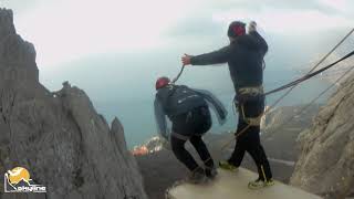 Саша Ilias-kay Rope jumping with Skyline x-team in Crimea