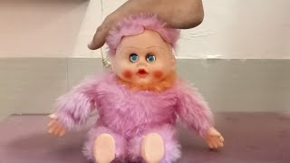 Barefoot Crushing Pink Teddy Soft Toy Crush Challenge