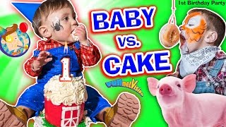 Baby Vs Cake Shawn 39 S 1st Birthday Party Family Games Activities W Funnel Vision Presents Haul Baby Vs Cake Shawn 39 S 1st Birthday Party Family Games Activities W Funnel Vision Presents Haul