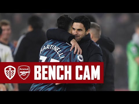 Benchcam | Leeds United vs Arsenal (1-4) | All goals, celebrations, reactions and more!