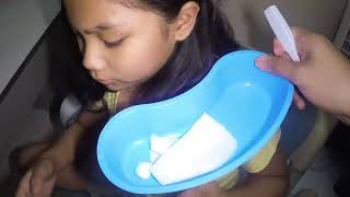 School Girl's Hard as Rock Earwax Removal