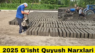 2025 Gisht Narxlari 998903620244 Traktorda Gisht Quyush Narxlari
