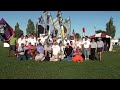 The Kite Performers pose at the Don Jacobs Toyota Frank Mots Kite Festival
