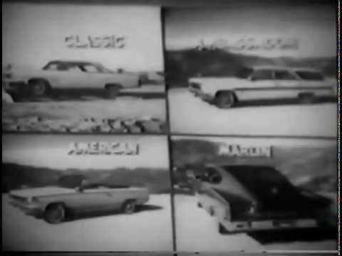 1965 AMC Rambler Classic vs Ford Fairlane Brake Test Commercial Joe Sirola