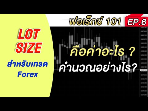 หาเงินออนไลน์ด้วยฟอเร็กซ์#5 การคำนวณ lot size ในการเทรด