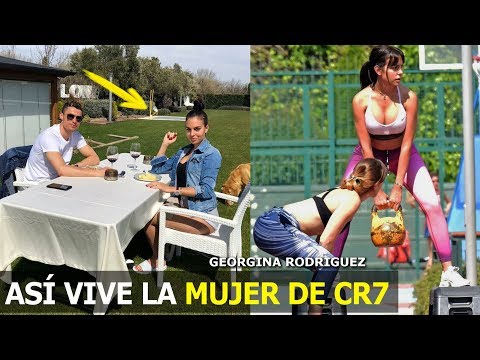 ASÃ VIVE LA MUJER DE CRISTIANO RONALDO GEORGINA RODRIGUEZ, MIRA LO QUE HACE CON Y SIN CR7