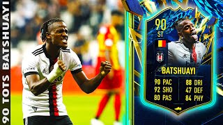 WORTH THE SBC? 🤔 90 TOTS BATSHUAYI PLAYER REVIEW - FIFA 22 ULTIMATE TEAM