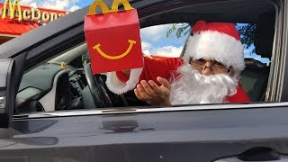 McDonalds Drive Thru Prank! Santa Clause's surprise visit to Jai Bista Show