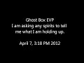 Ghost Box EVP - Real Ghosts