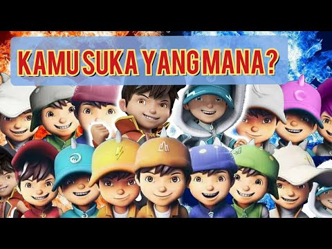 Sifat dan Karakter 7 Elemental BoBoiBoy