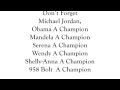 DJ Bravo|Champion Song|Full Lyrics