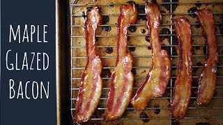 Maple Glazed Bacon - Easy Holiday Brunch Recipes | One Hungry Mama