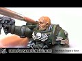 How to paint Dark Angels Space Marine part 1 by LBursley