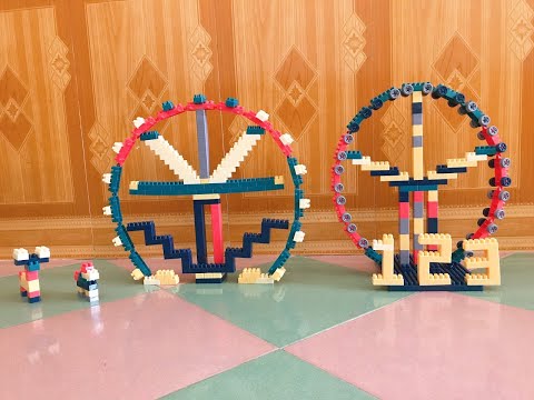 SÁNG TẠO CÙNG BỘ LEGO 520 CHI TIẾT | LẮP GHÉP VÒNG QUAY MẶT TRỜI | ☘️BUNKIDS HOUSE☘️