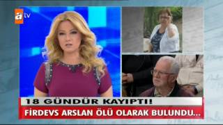18 Gündür Kayıptı Firdevs Arslan Ölü Olarak Bulundu... Müge Anlı İle Tatlı Sert 09 Mart 2017 - Atv