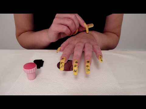 designs for natural nails. Konad Stamping Nail Art Tutorial To Stamp Design On Long Natural Nails Using 