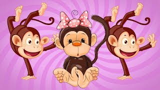 Веселые Мартышки - Песенки И Развивающие Мультики Для Малышей
