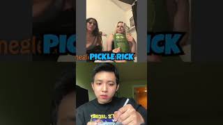 Two Girls With Pickle Rick
