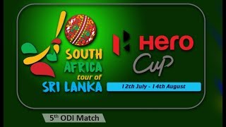 Sri Lanka vs South Africa 2018, 5th ODI Match