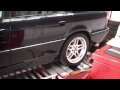 BMW 728i E38 Sport on dyno track in Dublin - HD 720p